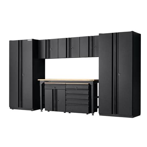 husky steel garage cabinet set|husky steel freestanding garage cabinet.